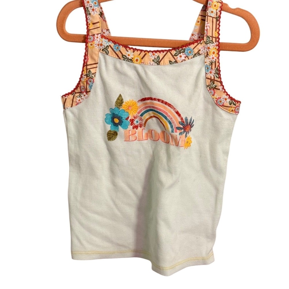 Matilda Jane‎ Kids Girls Rainbow Bloom Tank Top Shirt Size 4